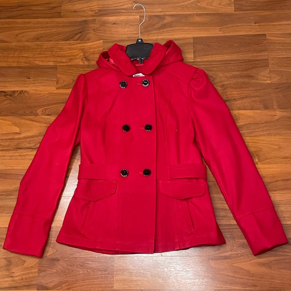 Red Coat
Satin Hood
